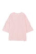 Ribbed Roll-tab Sleeve Chest Pocket Oversize Top